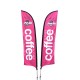 Feather Promotional Flags printing