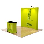 Curved Popup Display (8 ft.) printing