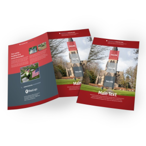 Dépliant 8.5x11 Demi-Pli