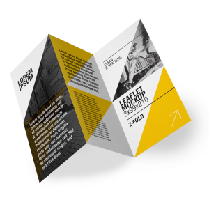 Dépliant 8.5x11 Plié en Z