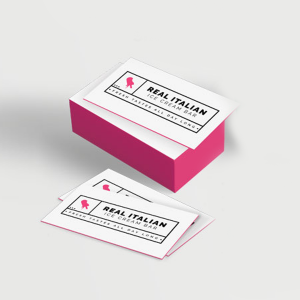 Coloured Edge Business Card 32 pts. Coloured Edge Business Card 32 pts.