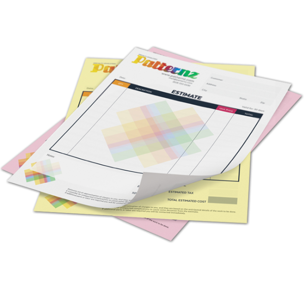 8.5x11 NCR Forms printing