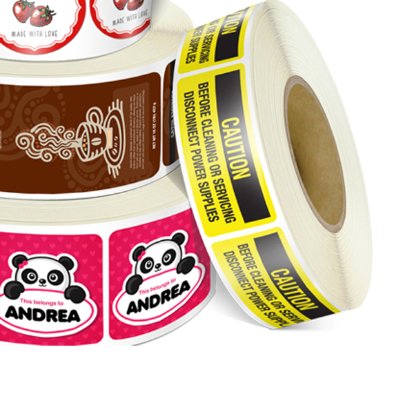 Rectangular Roll Labels printing