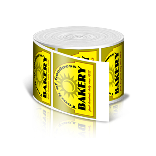 Square Roll Labels printing