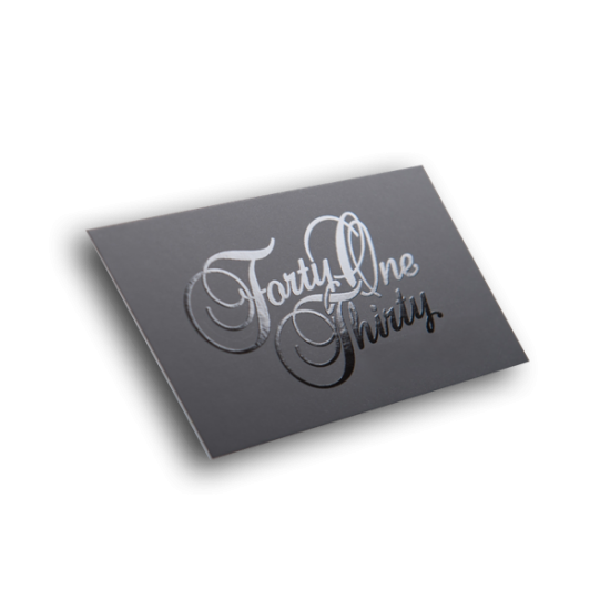 Business Cards with Spot UV printing