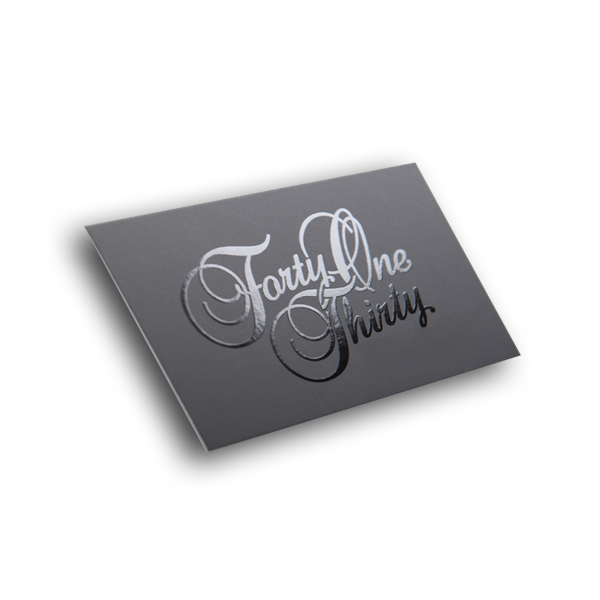 Impression de Carte daffaire avec Spot UV